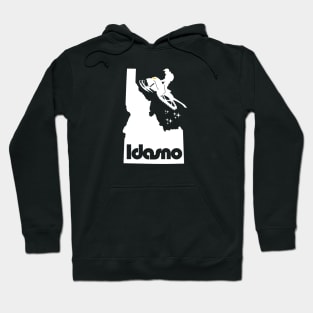 Idasno Sled-White Hoodie